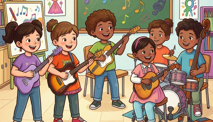 Nurturing Creativity Through Art, Music and Drama at School