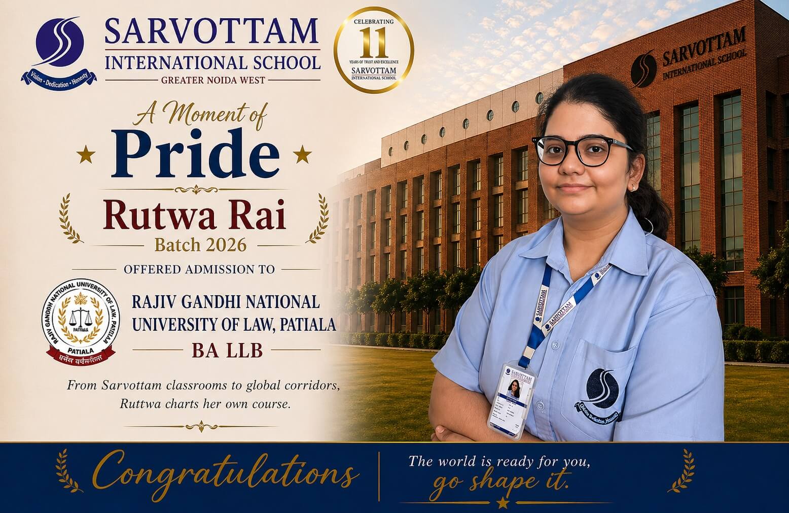 Rutwa-Rai JEE Mains Topper