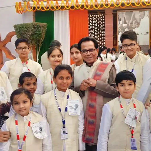 Students of Sector 10 Campus Visit DM Office Gautam Budh Nagar