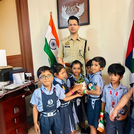 Students Offer Thoughtful Gift to Officer at the DM Office