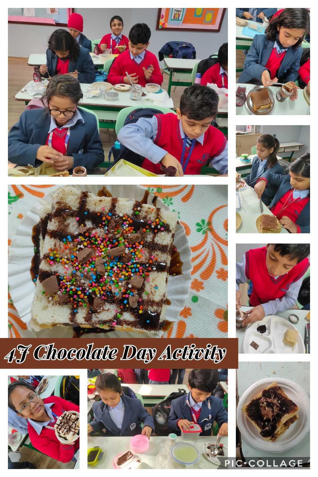 Chocolate Day celebration Grade III to V