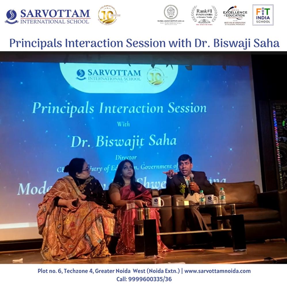 Principals Interaction Session with Dr. Biswaji Saha